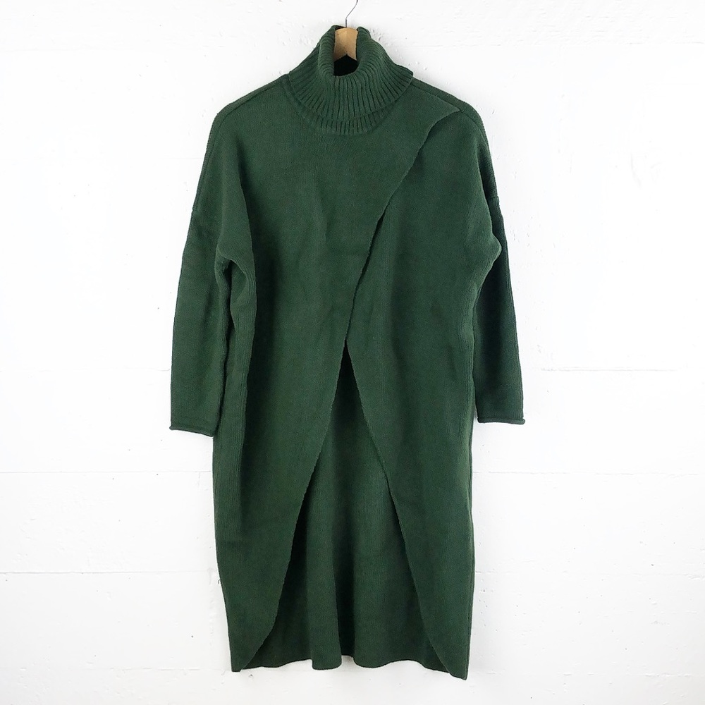Turtleneck Sweater Open Tunic / Duster - image 1